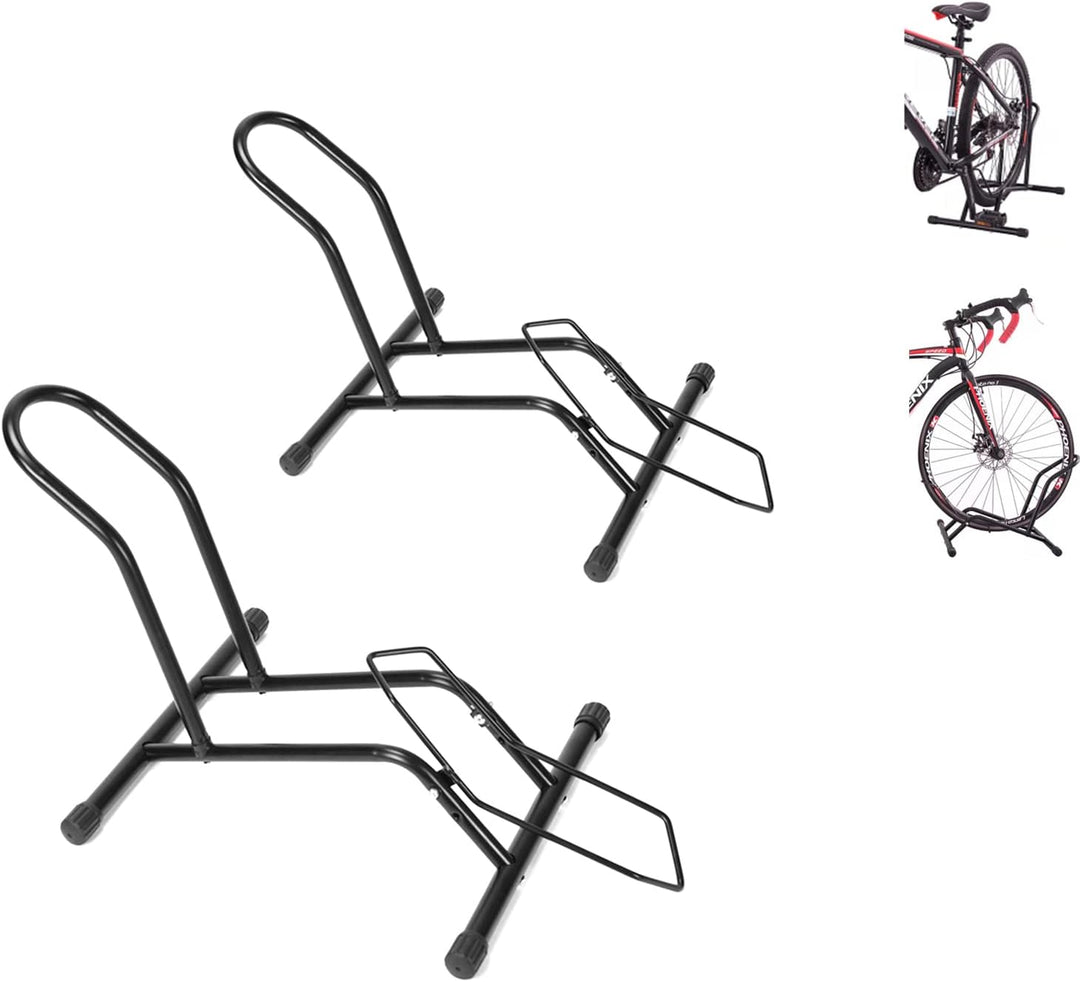 2x Joparri Fahrradständer Boden 16 bis 29 Zoll, Freistehender Geeignet für alle Vorderrad oder Hinte