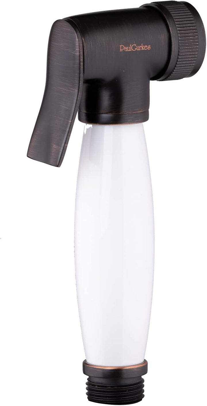 Bidet-Unterputz Nostalgie Schwarz WC-Dusche