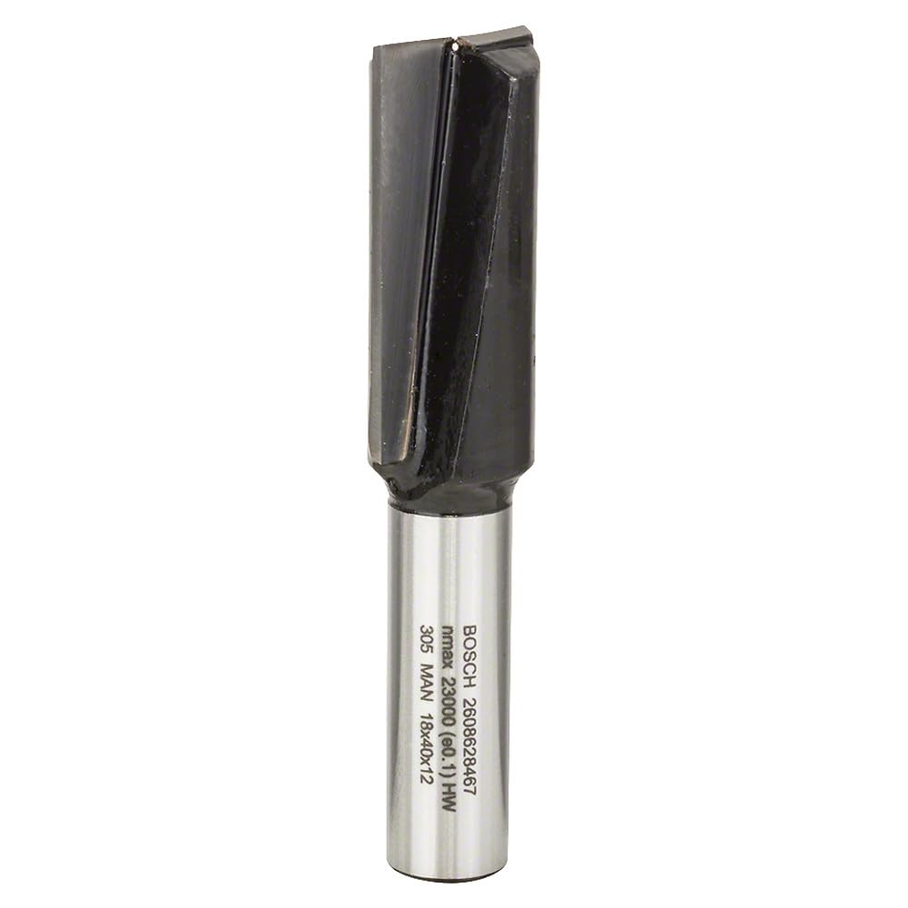 Bosch Professional Zubehör 2608628467 Nutfräser 12 mm, D1 18 mm, L 40 mm, G 81 mm Ø 18 mm 12 mm L 40