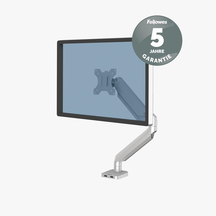 Fellowes Monitor Halterung für 1 Bildschirm bis 32 Zoll (81,28 cm) - Platinum Series Monitor Arm mit