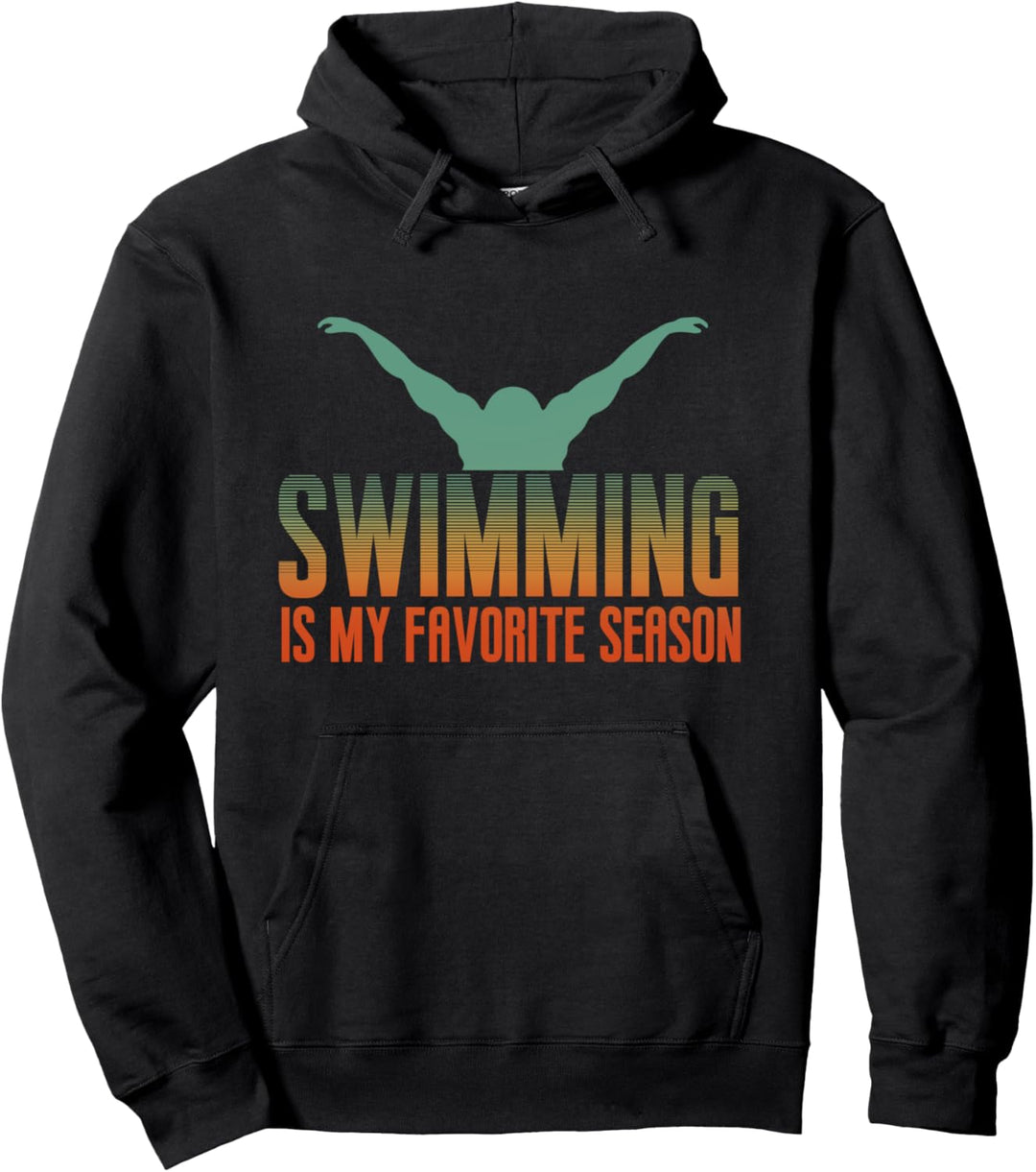 Schwimmen Favorite Season Bademeister Schwimmer Pullover Hoodie