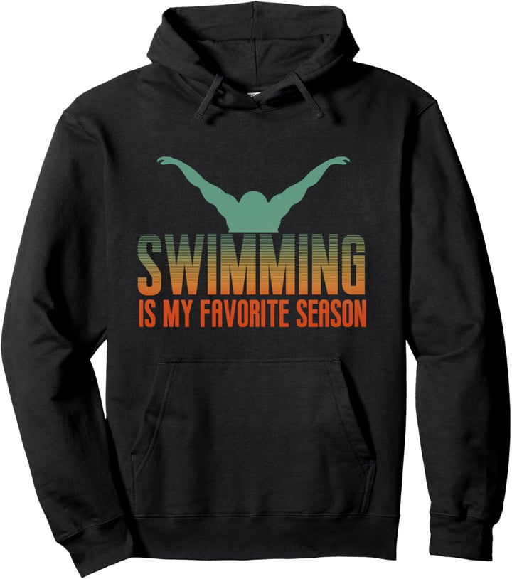 Schwimmen Favorite Season Bademeister Schwimmer Pullover Hoodie