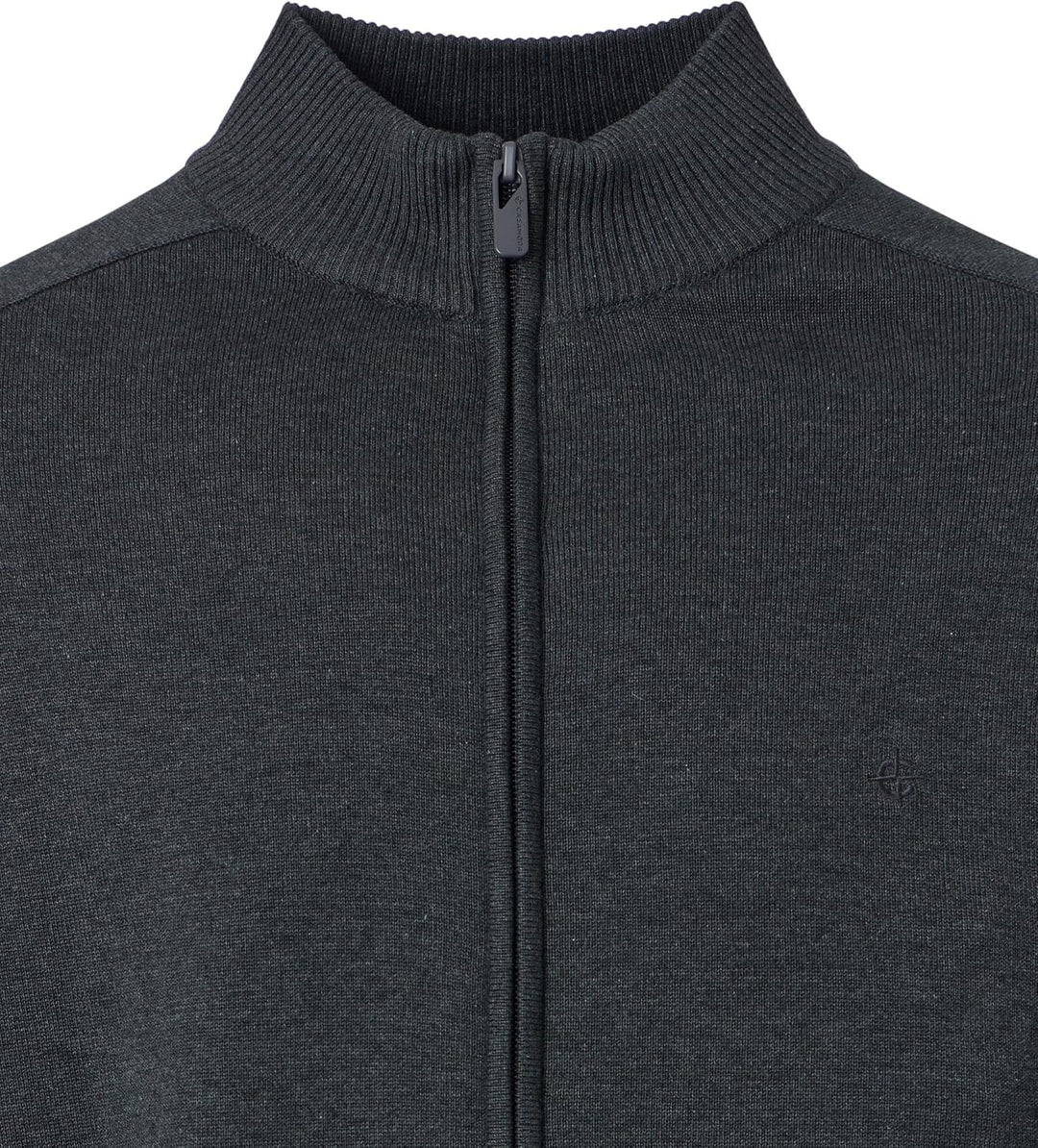 CASAMODA Herren Strickjacke, S Grauschwarz