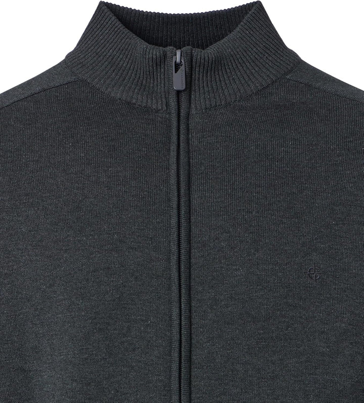 CASAMODA Herren Strickjacke, S Grauschwarz