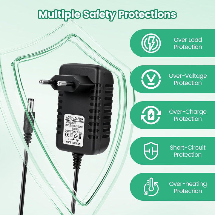 Ladegerät für Bosch Akkuschrauber EasyDrill 12, 15V 1A Netzteil Ladegerät Ladekabel für Bosch Akkusc