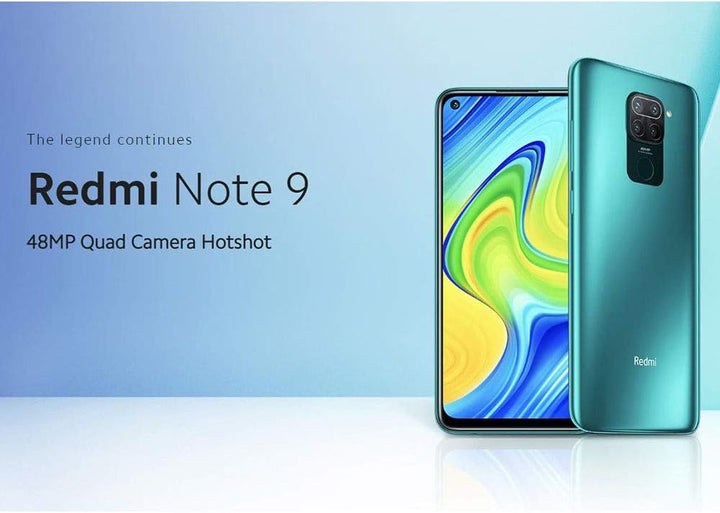 Redmi Note 9 Smartphone 3GB 64GB 48MP Quad Kamera Hotshot 6.53” FHD+ DotDisplay 5020 mAh 3.5mm Headp