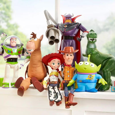 Disney Store Interaktive sprechende Actionfigur Bully aus Toy Story, 42 cm / 16,5", Pferd, aus weich
