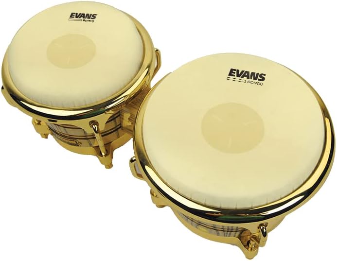 Evans EB0709 Tri-Center Bongofellset 17,7 cm (7 Zoll) - 22,8 cm (9 Zoll) Bongo Head Pack, Bongo Head