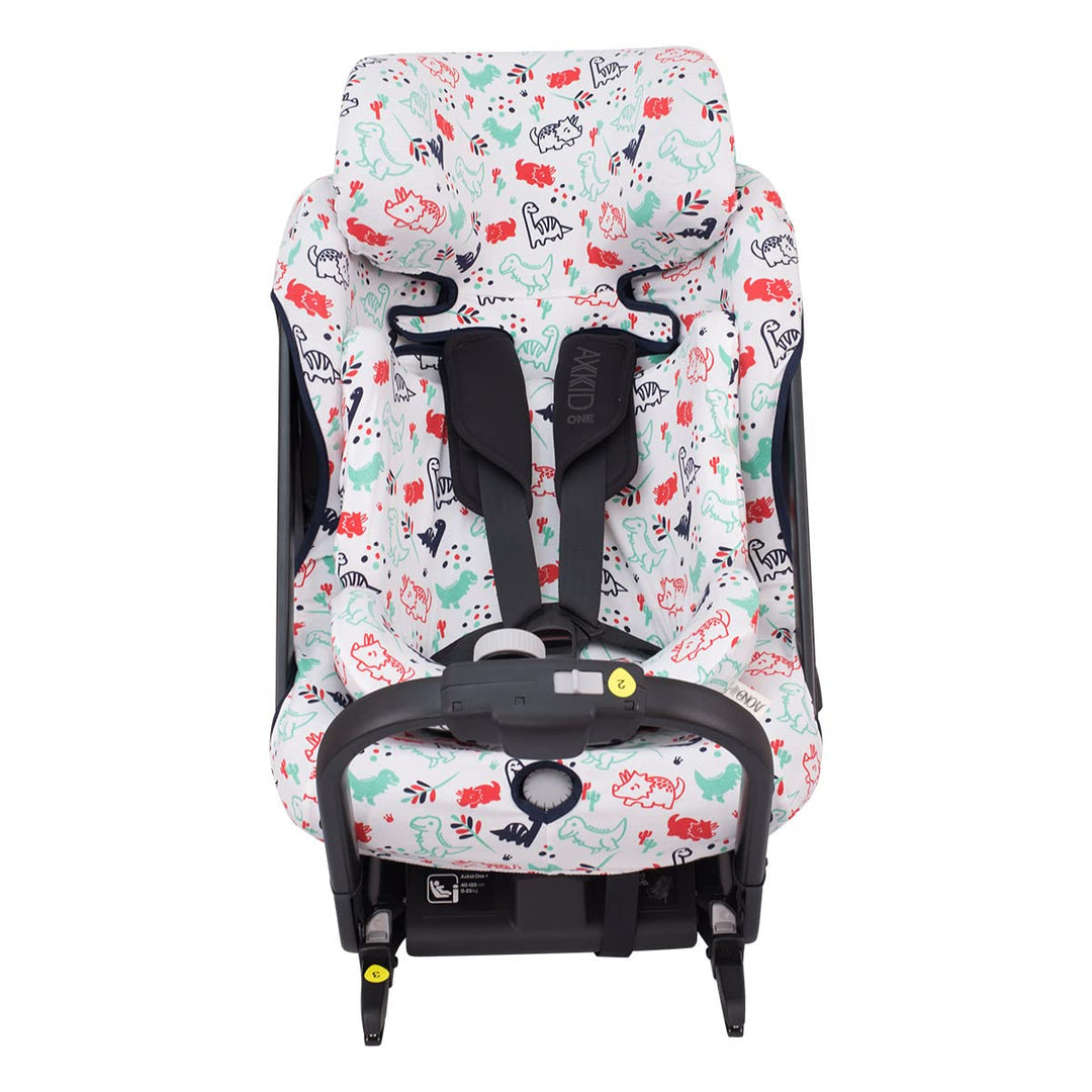 JYOKO KIDS Bezug für Autositz kompatibel mit Axkid One (Dino Party), Dino Party