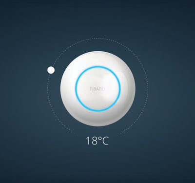 FIBARO The Heat Controller Starter Pack / Z-Wave Plus Heizungsthermostat, Wärmeregler mit Temperatur