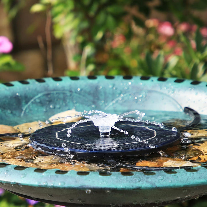 AISITIN Solar-Springbrunnenpumpe für Vogelbad, 3,5 W DIY Solar-Wasserpumpen-Set mit 3 m langem Kabel