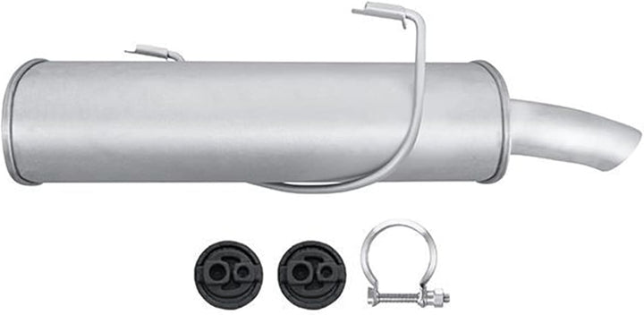 HELLA 8LD 366 032-421 Endschalldämpfer - Easy2Fit Kit - hinten - einteilig - Set mit Anbauteilen