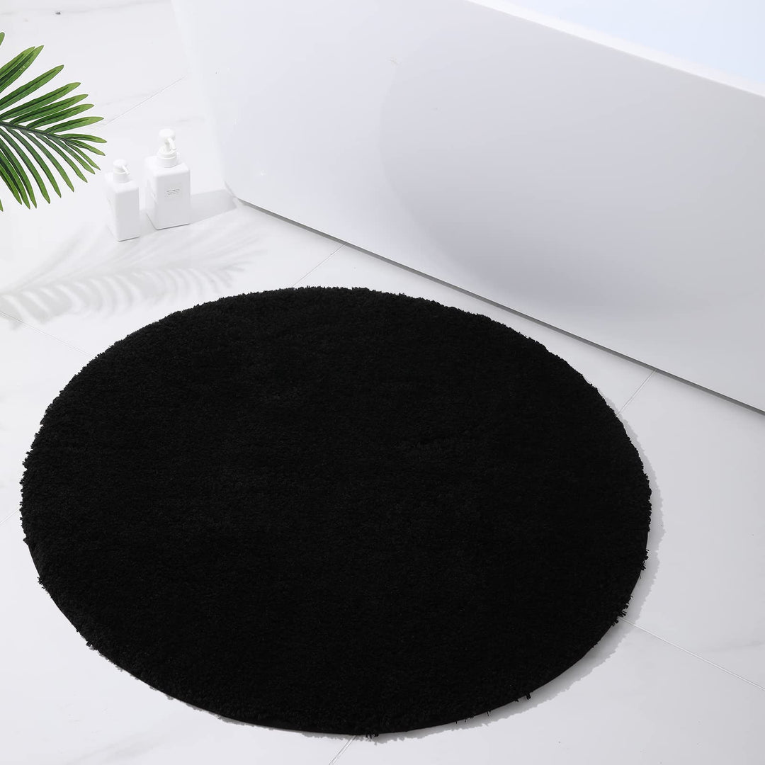Homaxy Badezimmerteppich rutschfest Waschbar Badematte Weich Flauschig Badteppich Shaggy Hochflor Mi