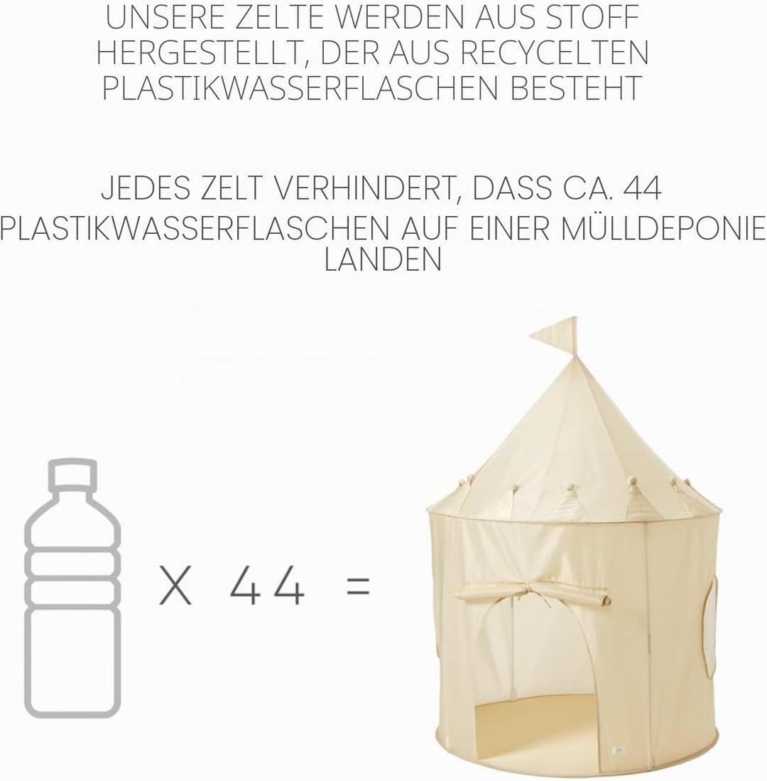 3 Sprouts Spielzelt für Kinder – Indoor Tippi Kinderzelt für Spiel und Spass im Kinderzimmer, Kinder
