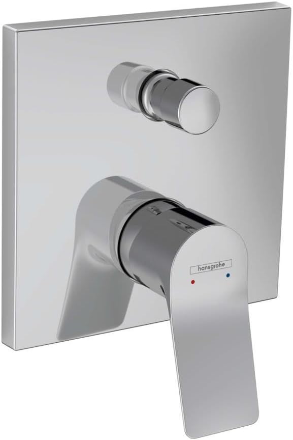 hansgrohe Wannenarmatur Vivenis, Unterputz Badarmatur für 2 Funktionen, Chrom Chrom Wanne, Chrom Wan