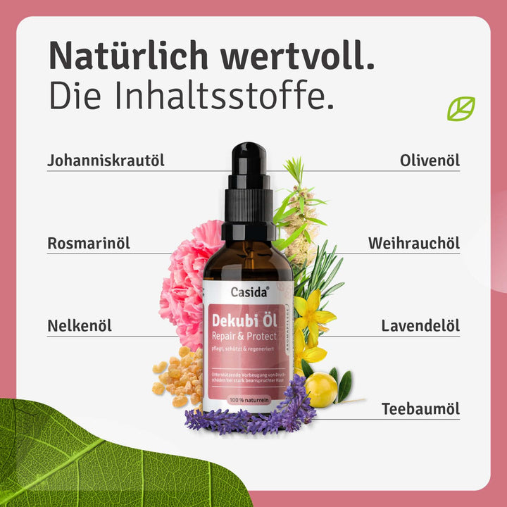 Casida Dekubi Öl Repair & Protect - Aromapflege mit 100% naturreinen Ölen für Dekubitusprophylaxe un