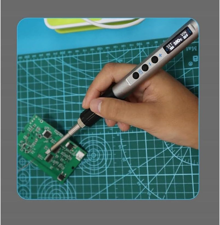 NanoPro NP65W – Präzisionslötstation | OLED Display, USB-C, 65W, 180-450°C | Für PCB Elektronik | Lö