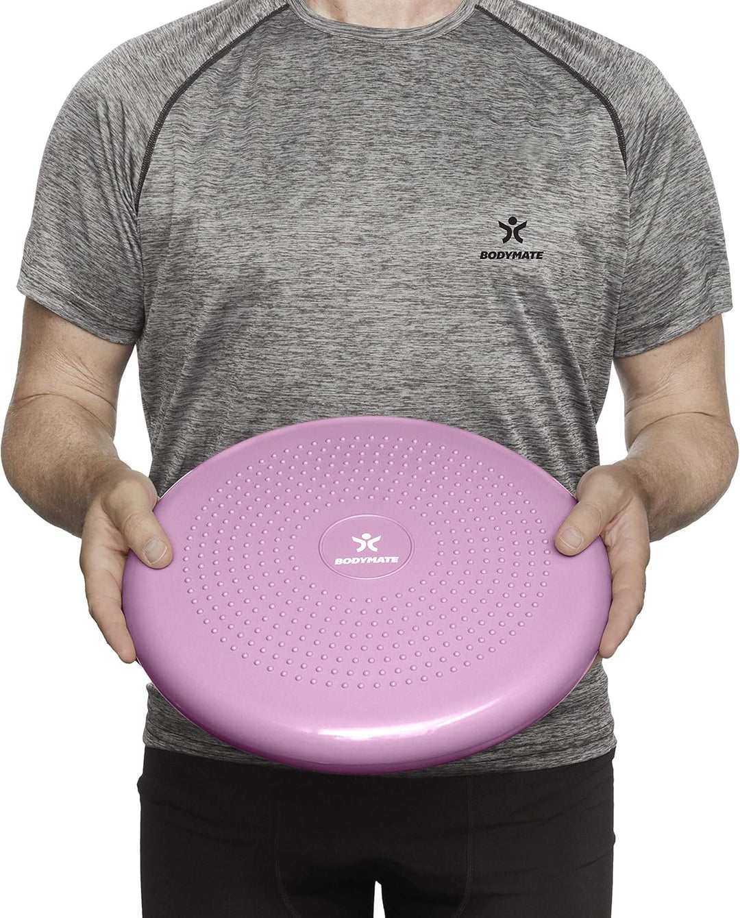 BODYMATE Ballsitzkissen inkl. Pumpe 34cm Durchmesser - Balance-Kissen, Luftkissen, Balance Pad, Nopp