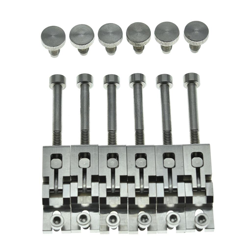 KAISH Tremolo-Steg-Sattel und Schrauben für Floyd Rose Tremolos aus Edelstahl mit doppelter Verriege