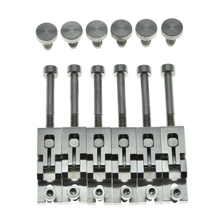 KAISH Tremolo-Steg-Sattel und Schrauben für Floyd Rose Tremolos aus Edelstahl mit doppelter Verriege