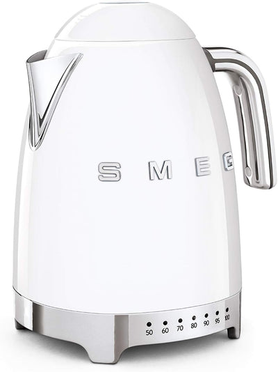 Smeg KLF04WHEU Wasserkocher, 2400, 1.7 liters, Weiss, Weiss