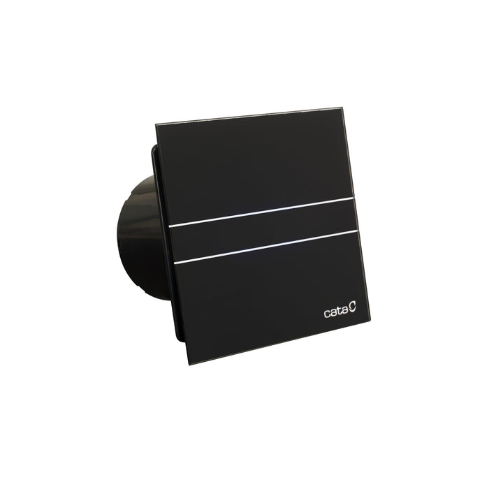 Cata E 100 G BK Bad-Abzieher, 8 W, Glas, Schwarz Modern, Modern