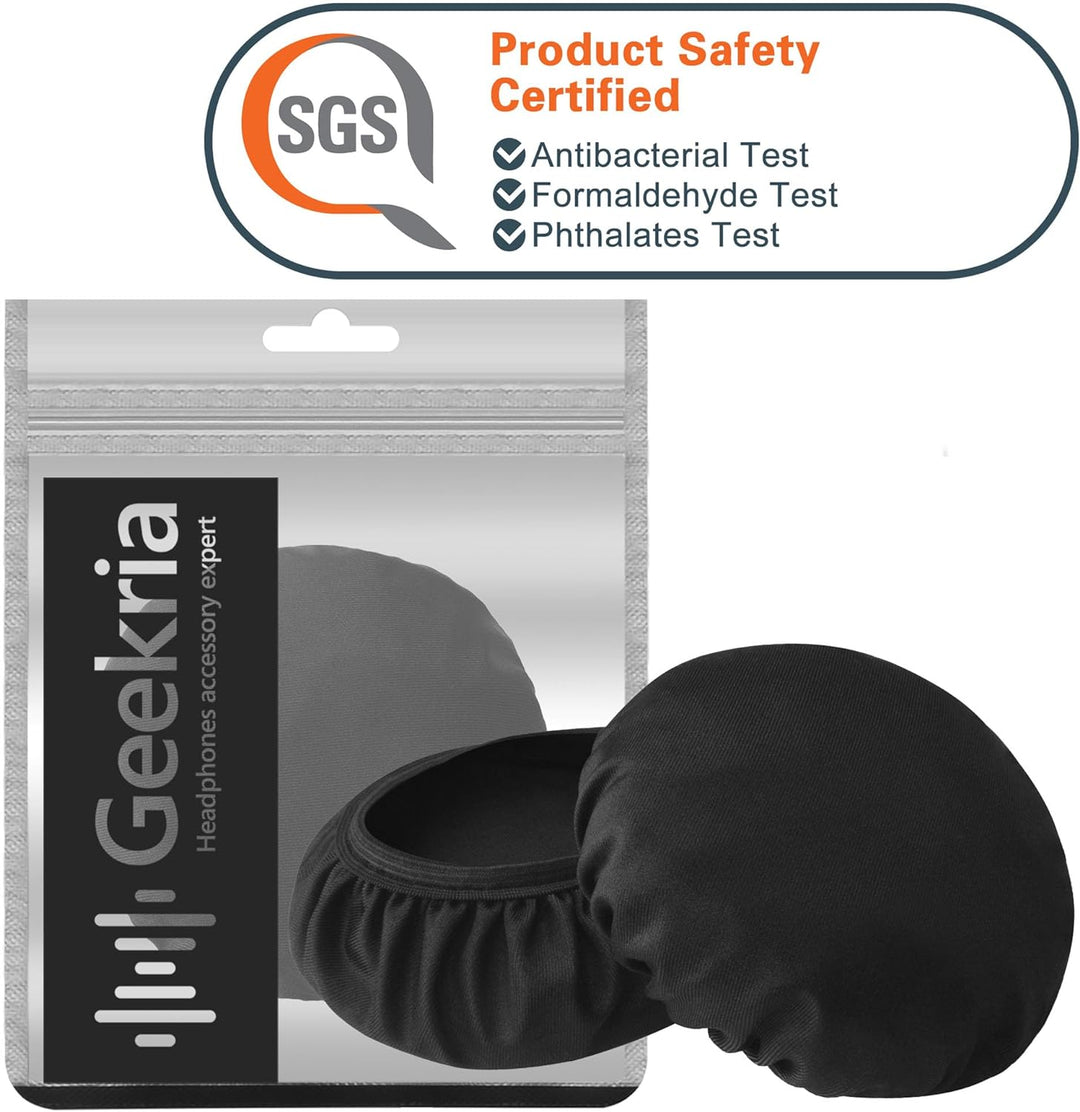 Geekria 20Pairs Ohrhörerabdeckungen aus flexiblem Stoff, Dehnbare, waschbare Sanitär-Ohrmuschelschut