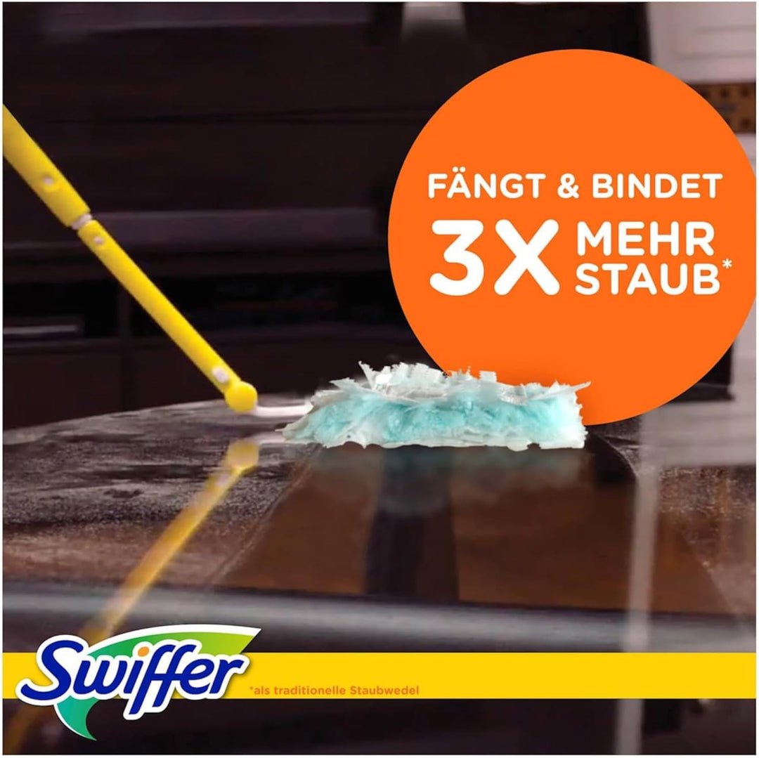 Set Swiffer® Staubmagnet XXL Teleskopgriff + 1 Handgriff + 14 Tücher