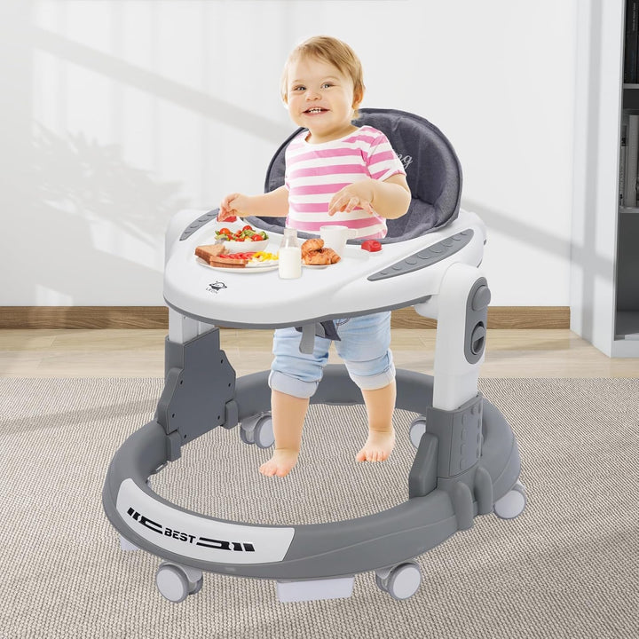 Baby Lauflernhilfe,Lauflernhilfe vom Sitzen zum Stehen, mehrfach abnehmbarer Modus, Unterhaltungs-Le
