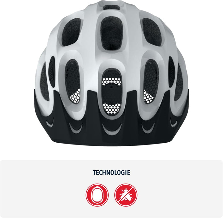 ABUS Stadthelm Youn-I ACE - Fahrradhelm für den Alltag - mit integriertem LED-Rücklicht - für Damen