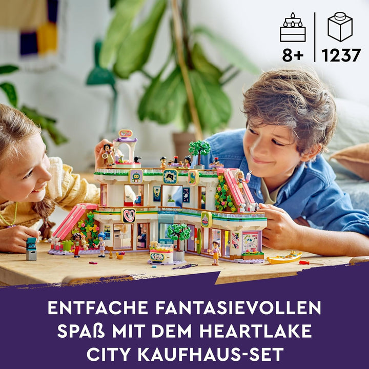 Lego Friends Heartlake City Kaufhaus, Puppenhaus-Spielzeug für Mädchen und Jungen, Set mit Figuren,