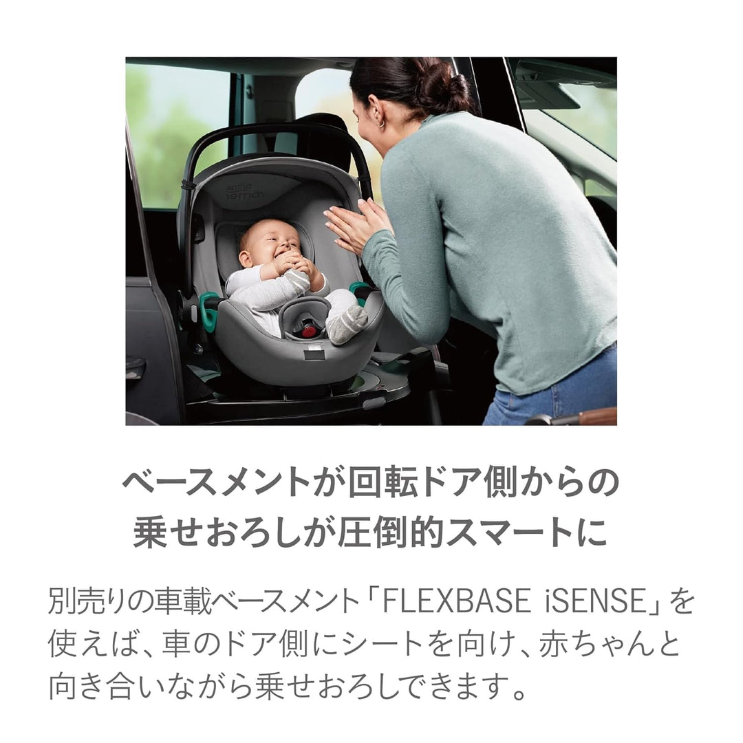 BRITAX RÖMER Babyschale BABY-SAFE 3 i-SIZE, für Neugeborene bis 15 Monate (40-83 cm), Space Black, S