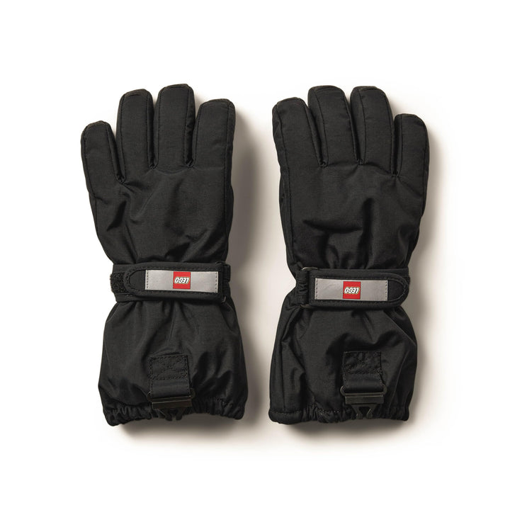 Kabooki Lego Handschuhe Kinder I Handschuhe Winter Nylon I Handschuhe Jungen und Mädchen 104 Schwarz