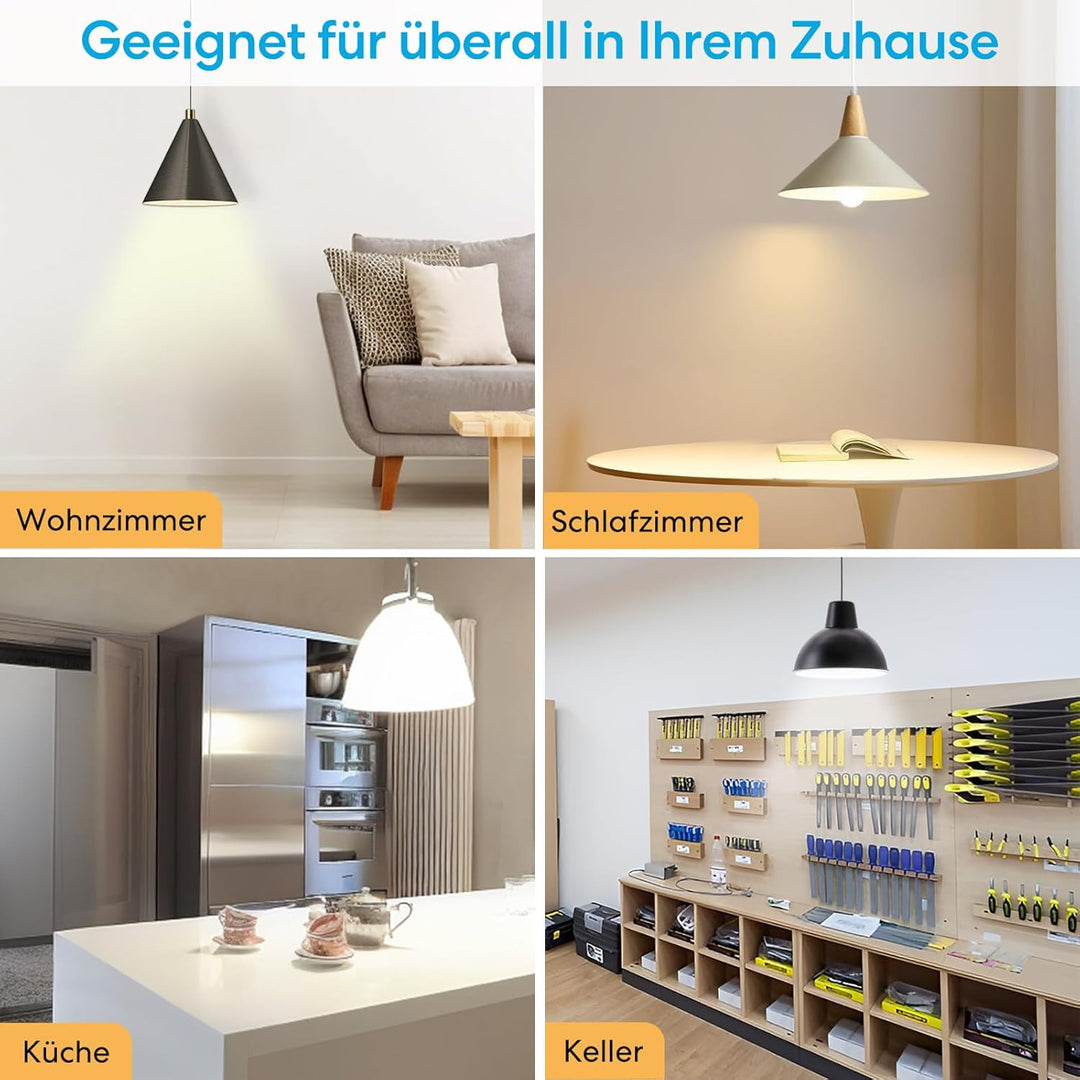 LoraTap Funk Lichtschalter Set mit 3 Fernbedienungen und 1 Empfänger, 230V Funk Schalter für Licht &