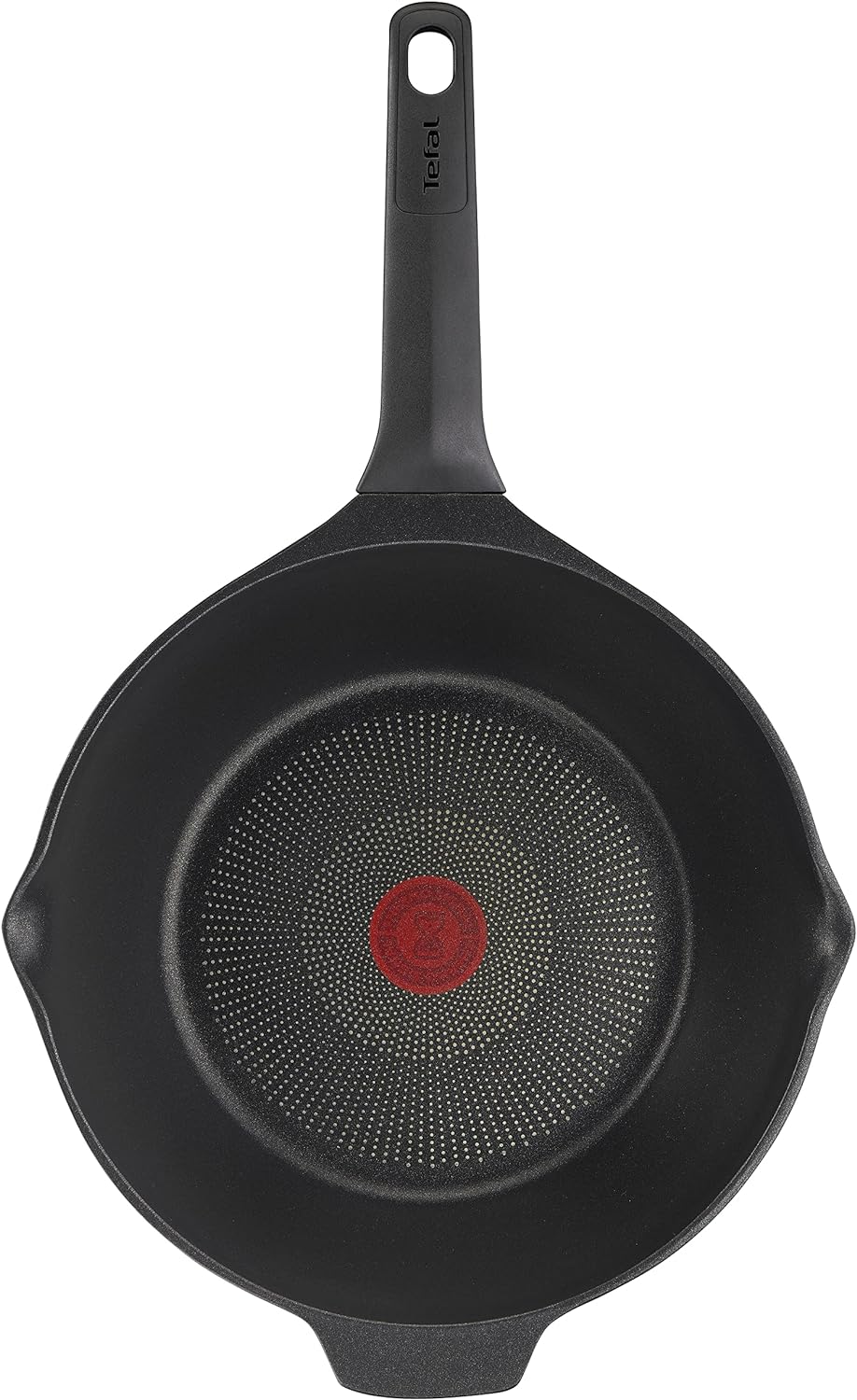 Tefal E24919 Robusto Aluguss Wokpfanne 28 cm | einfache Reinigung | Antihaftversiegelung | Thermo-Si