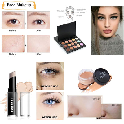 30St Schminkkasten Make-Up Set, Professionelles Kosmetische Schmink Set mit Lidschatten Lippengloss