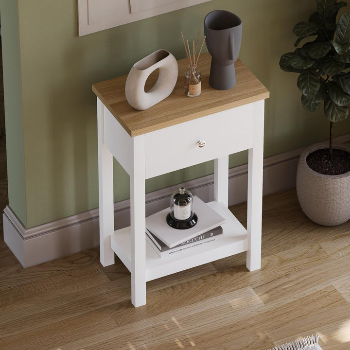 Vida Designs Schubladenboxen, MDF, Spanplatte und Melaminfurnier, Weiss, Standard