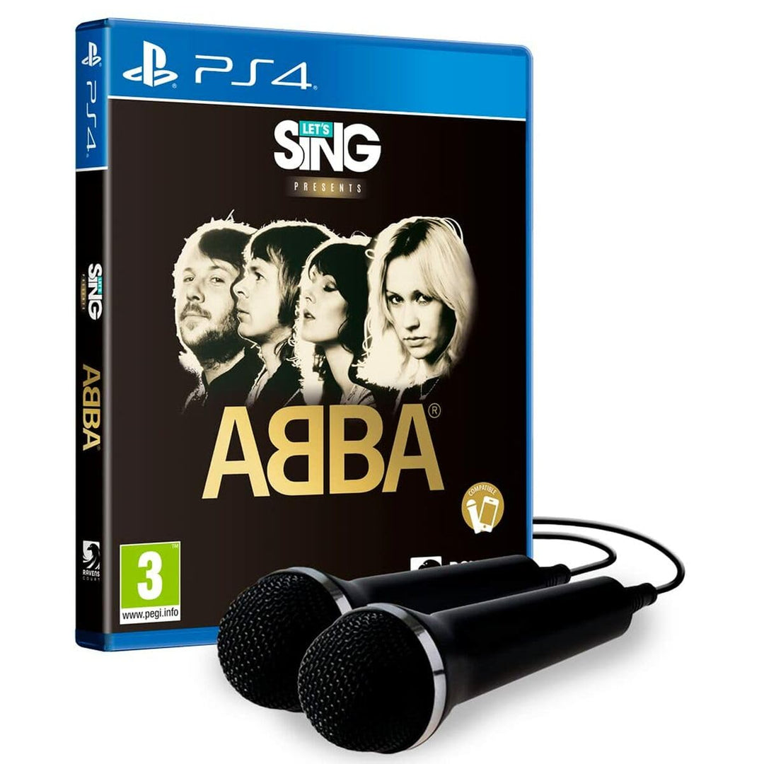 Ravenscourt Let's Sing Presents ABBA - 2 Mics Pack (Playstation 4) Play Station 4 2 Mics Pack, Play