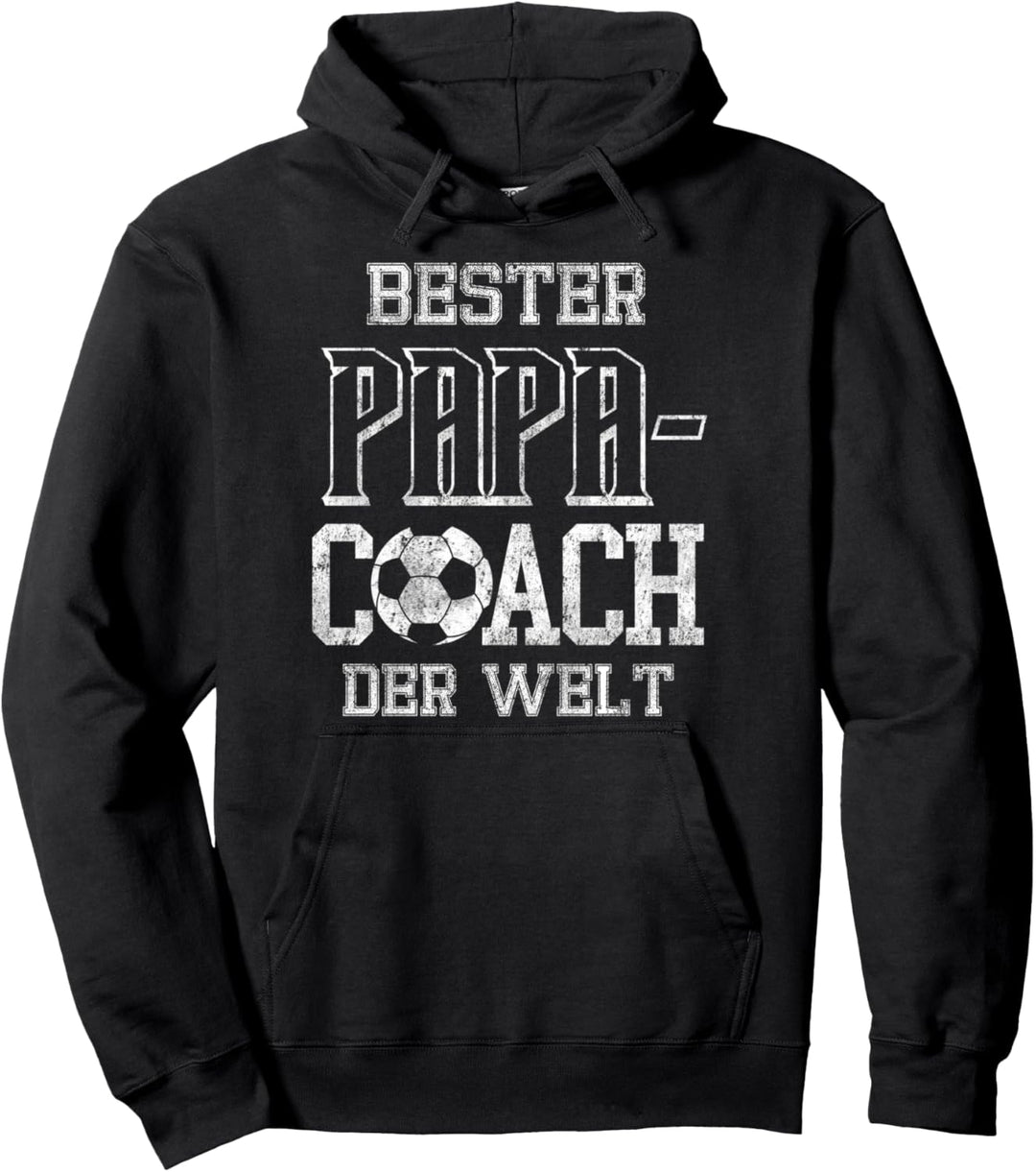 Bester Papa-Coach Der Welt Fussball Vatertag Geschenk-Idee Pullover Hoodie
