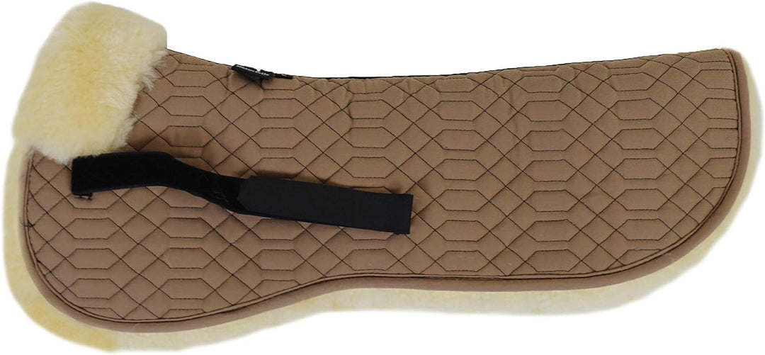 Engel Reitsport Lammfell Sattelkissen SAKIS1 mit Fellrand vorne camel-med. M, camel-med. M