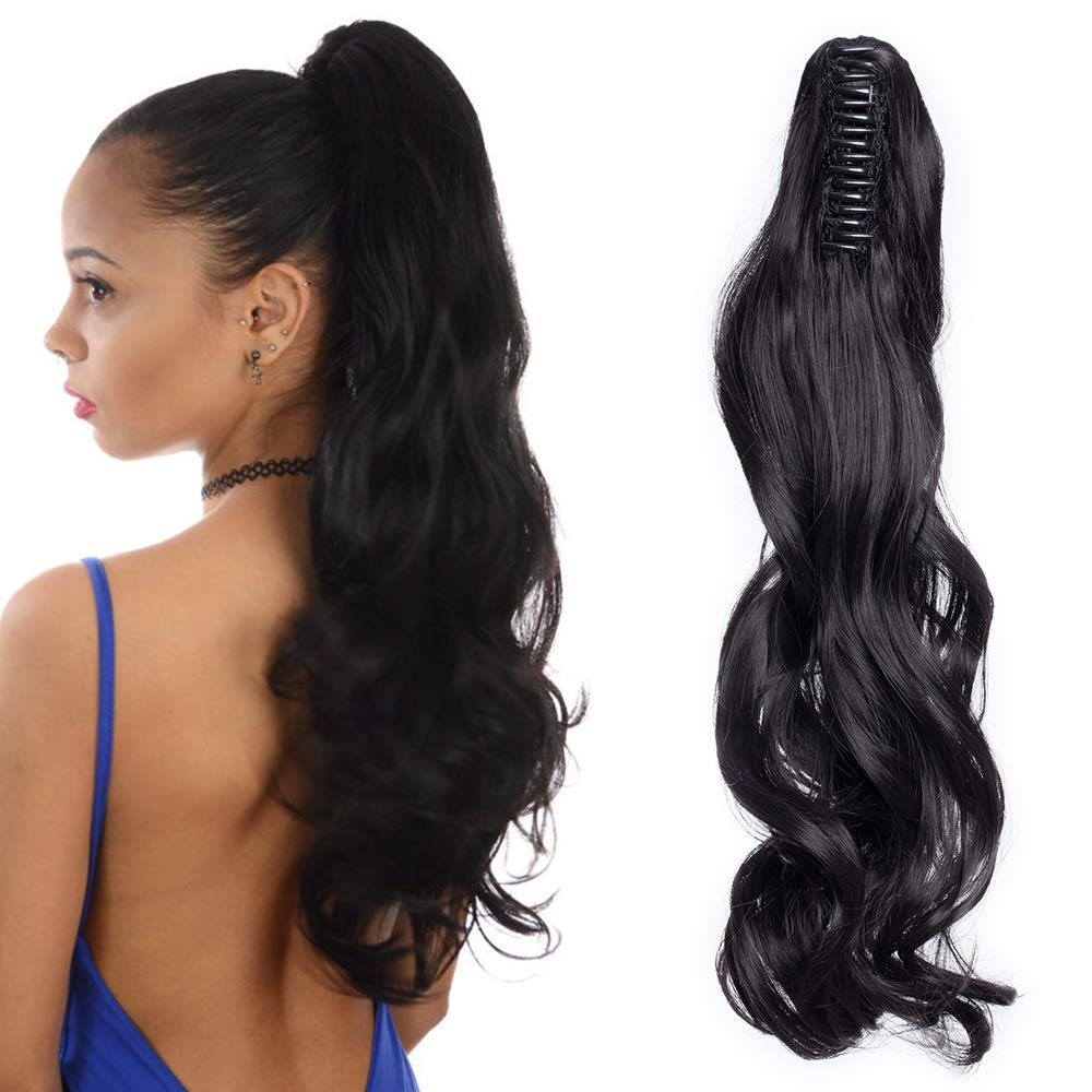SEGO Ponytail Extension Pferdeschwanz Haarteil Haarverlängerung Zopf Hair Piece Haar Voluminös Wavy