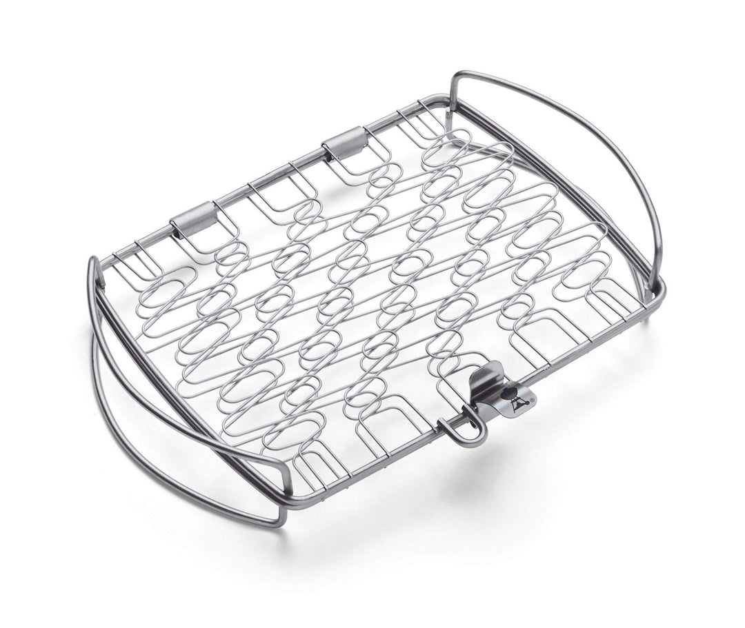 Weber Fisch & Gemüsehalter/Korb - Klein (28 x 20cm), aus Edelstahl, Ideal zum BBQ/Grillen von empfin