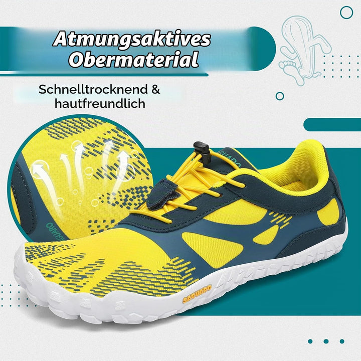 SAGUARO Unisex Barfussschuhe Outdoor Zehenschuhe mit Breite Zehenbox &amp; Zero-Drop Sohle Gr.36-48 37 E