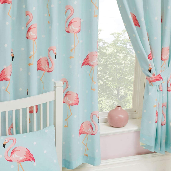 Pricerighthome Fifi Flamingo Lined Vorhänge 66 "x 72" (168 cm x 183 cm)