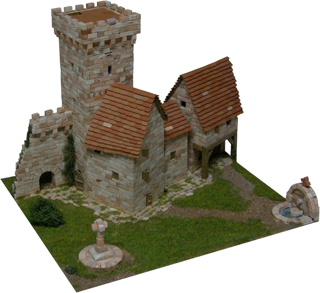 Asiatische aedes1256 31 x 26 x 5 cm Mittelalter Tower Model Kit