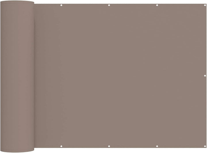 vidaXL Balkon Sichtschutz 180 x 300 cm Stoff mit PU-Beschichtung Taupe, Balkon Sichtschutz, Outdoor