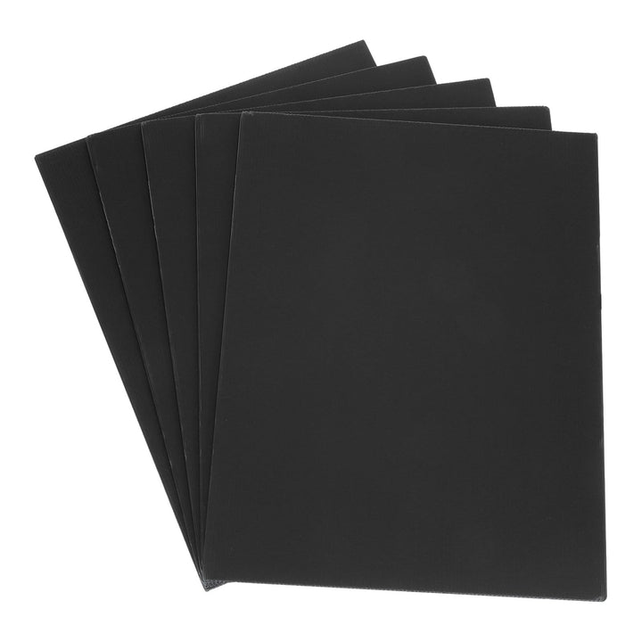 QUARKZMAN Wellpappe-Platten, 4 mm Schwarze Leere Rasenschilder, 17 Zoll x 13 Zoll wasserdichtes Schi