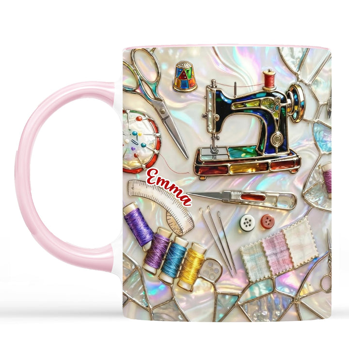 Personalisierte Tasse - Nähen Zubehör - nähen geschenk, geschenk für näherin, tasse selber gestalten