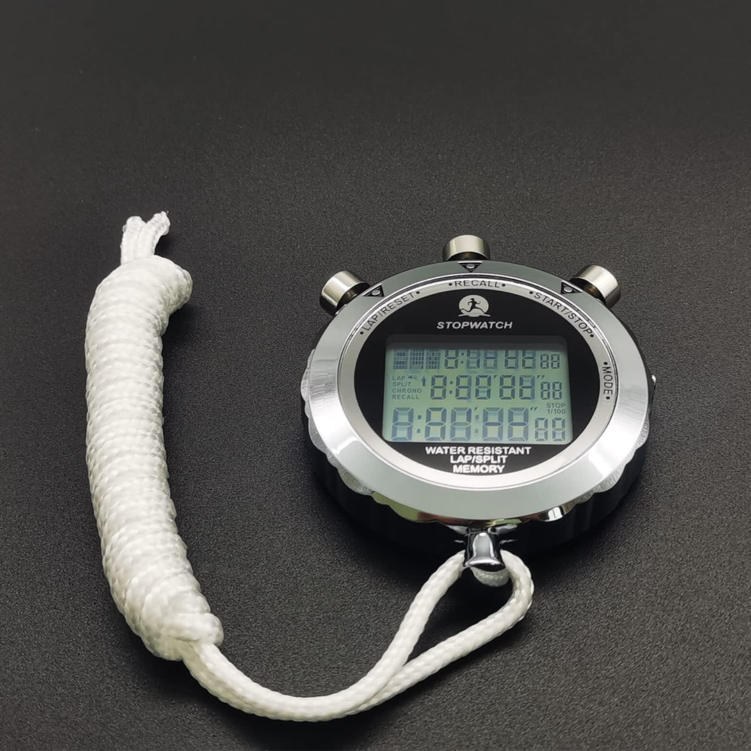 Rolilink Stoppuhr, Metall-Stoppuhr für Sport, Metall-Stoppuhren, Timer für Sport und Wettbewerbe (10