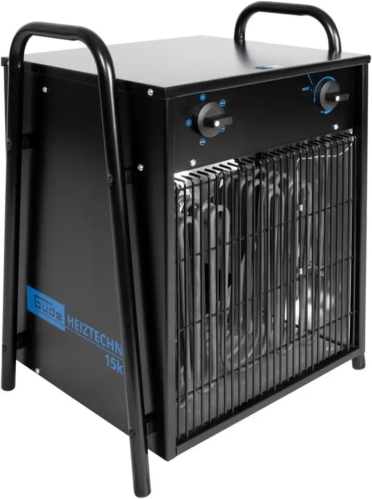 Güde 85014 Elektroheizer GH 15 EV, 15 kW, 400 V, Schwarz Single, Single